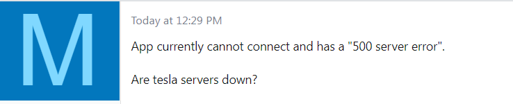 Tesla服务器错误致车辆无法解锁